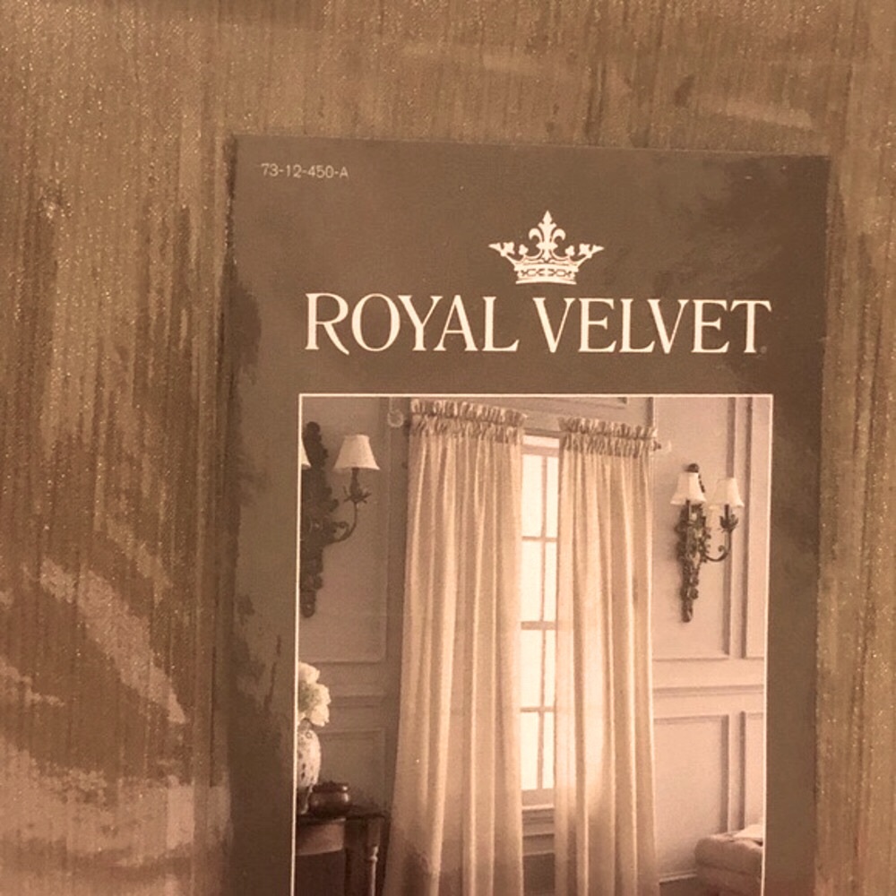 Royal Velvet Gold Panels / JCP